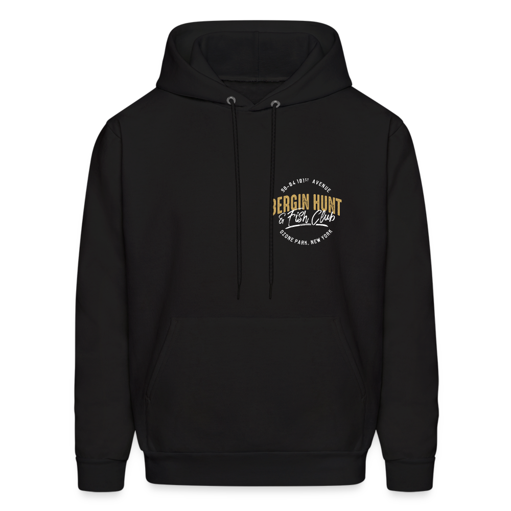 Bergin Hunt & Fish Club Hoodie (rear design) - black