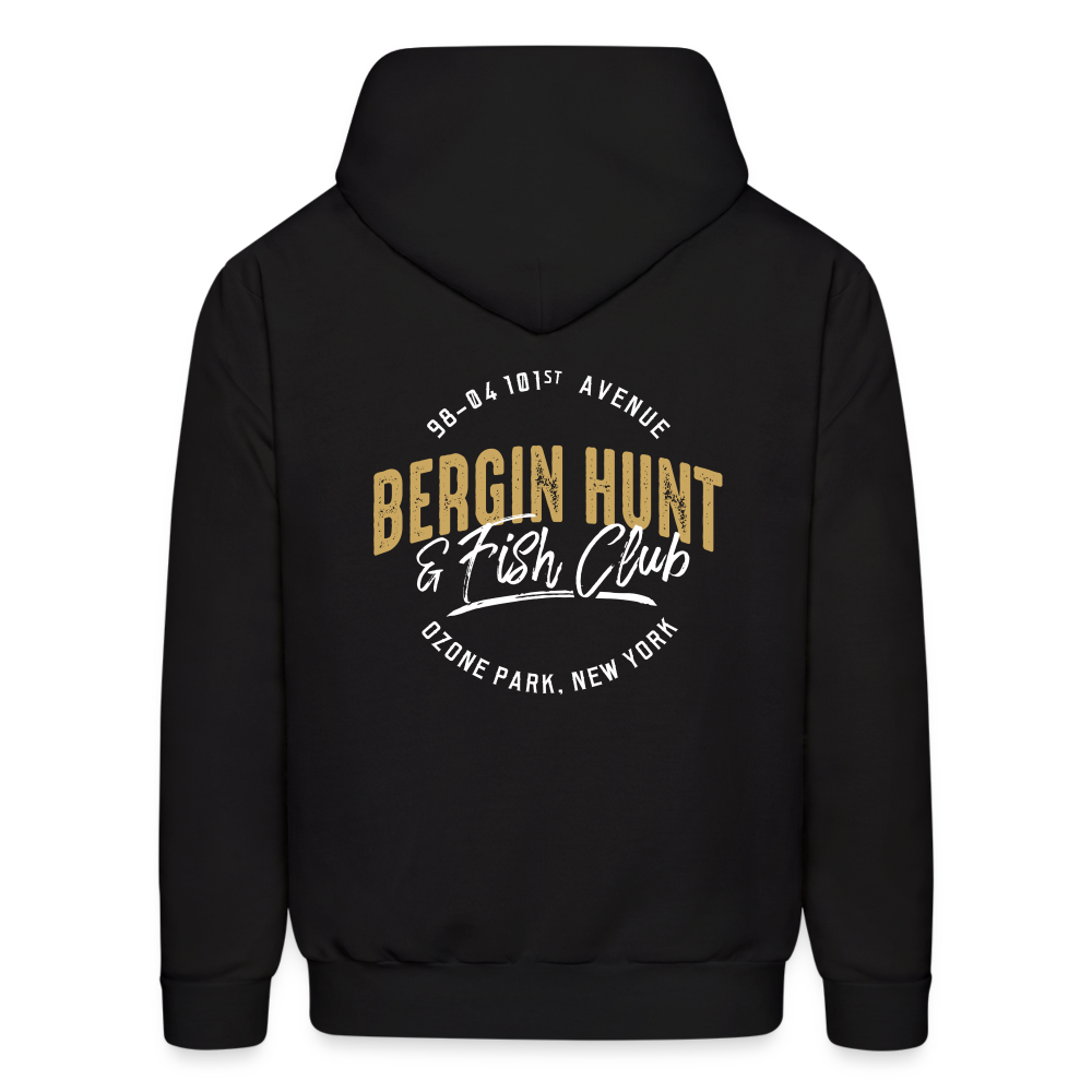 Bergin Hunt & Fish Club Hoodie (rear design) - black