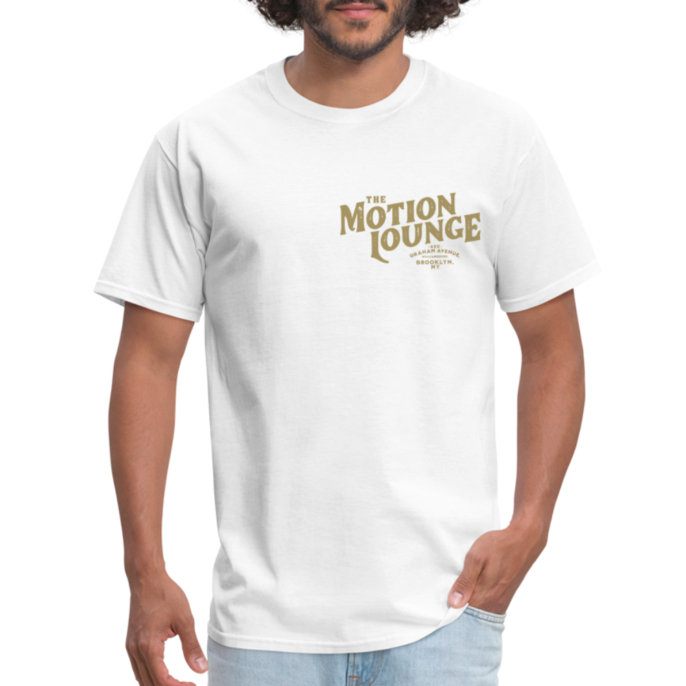 Motion Lounge T-Shirt (light color, rear design) - white