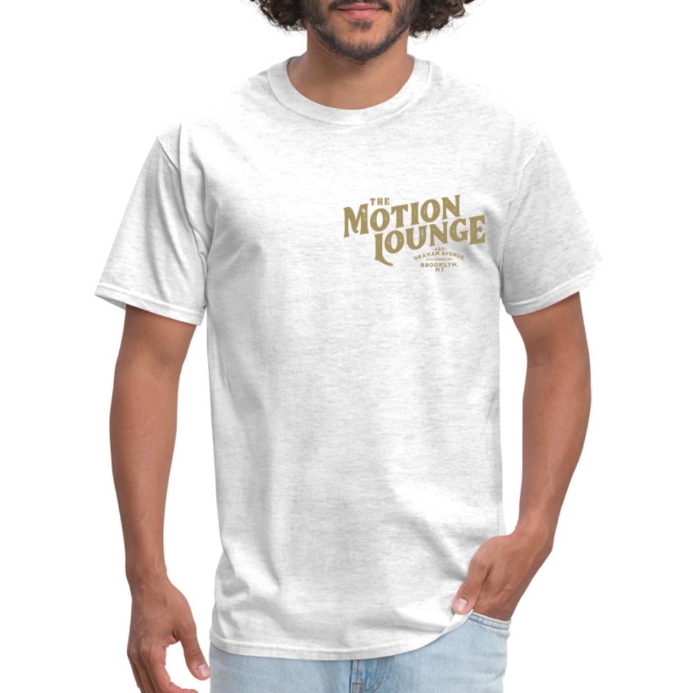 Motion Lounge T-Shirt (light color, rear design) - light heather gray