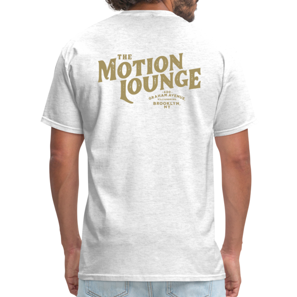 Motion Lounge T-Shirt (light color, rear design) - light heather gray