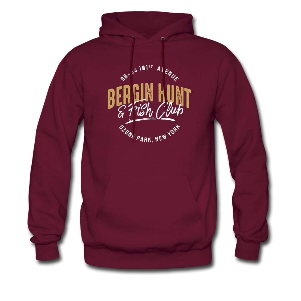 Bergin Hunt & Fish Club Hoodie - burgundy