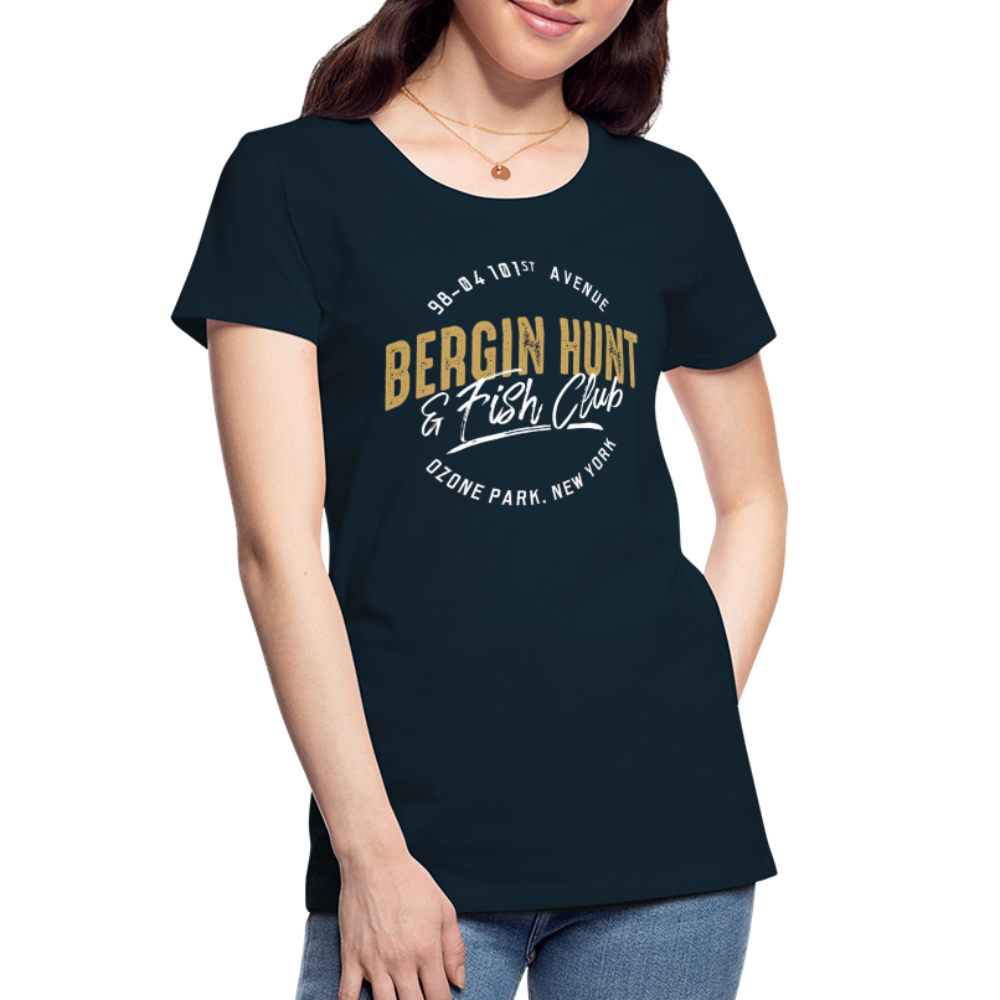 Bergin Hunt & Fish Club Women’s T-Shirt - deep navy