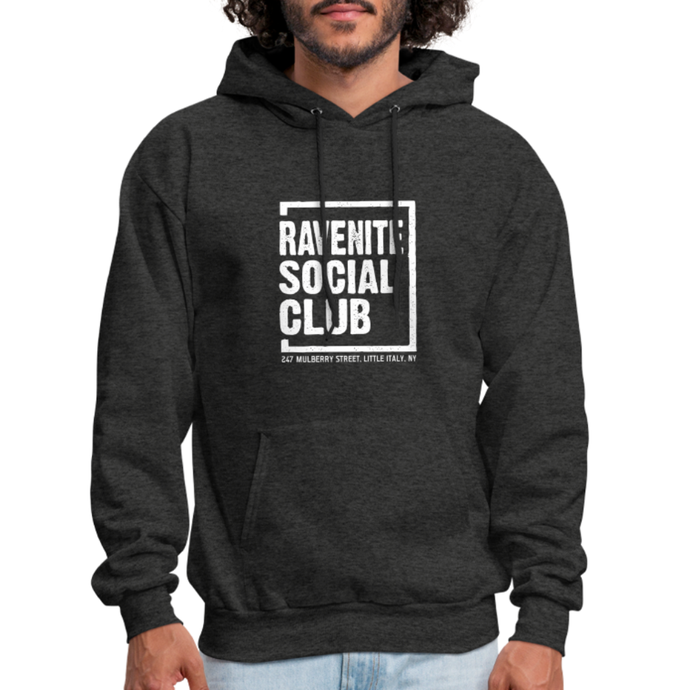 Ravenite Social Club Hoodie - charcoal grey