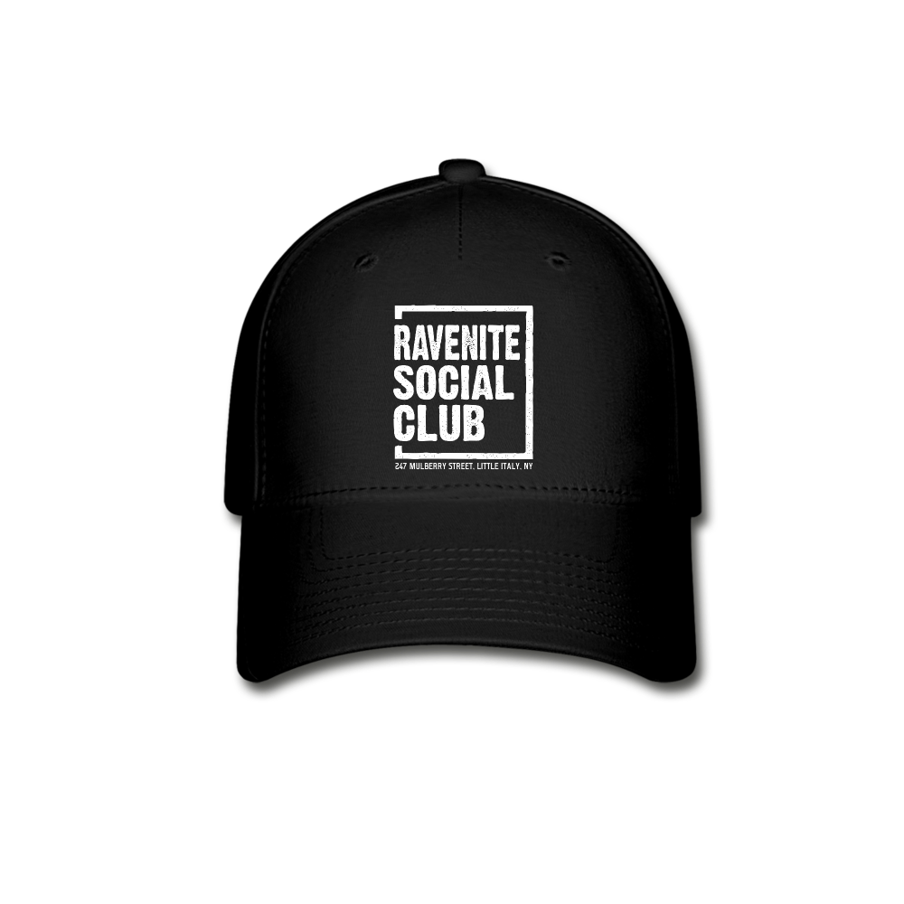 Ravenite Social Club Baseball Cap - black