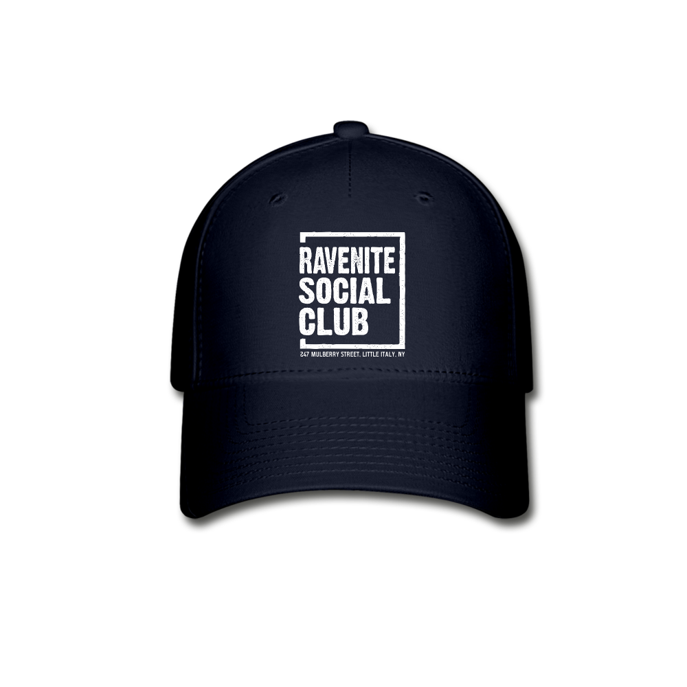 Ravenite Social Club Baseball Cap - navy