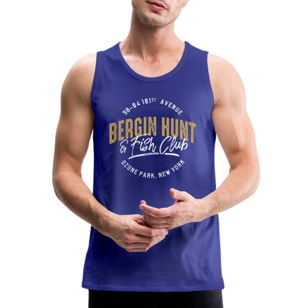 Bergin Hunt & Fish Club Tank Top - royal blue