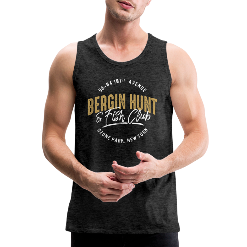 Bergin Hunt & Fish Club Tank Top - charcoal grey