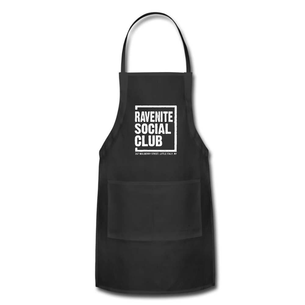 Ravenite Social Club Apron - black