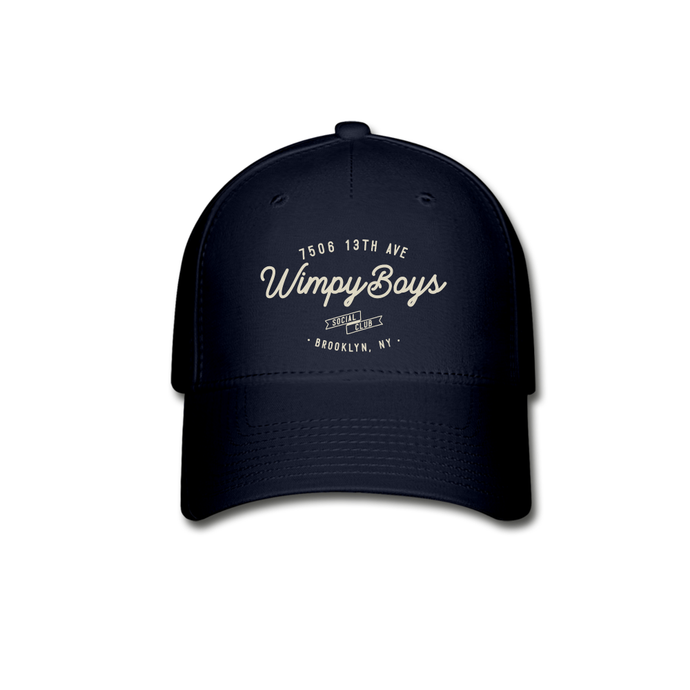 Wimpy Boys Social Club Baseball Cap - navy