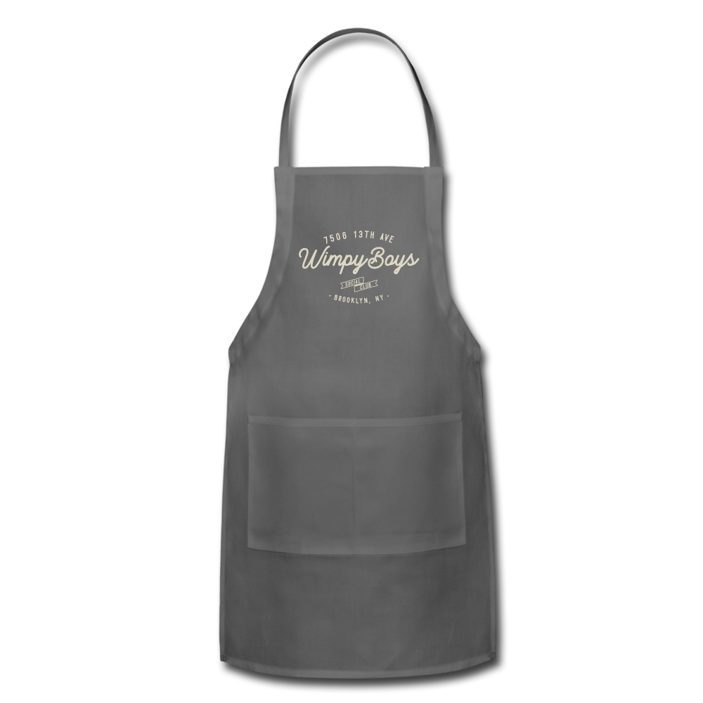 Wimpy Boys Social Club Apron - charcoal