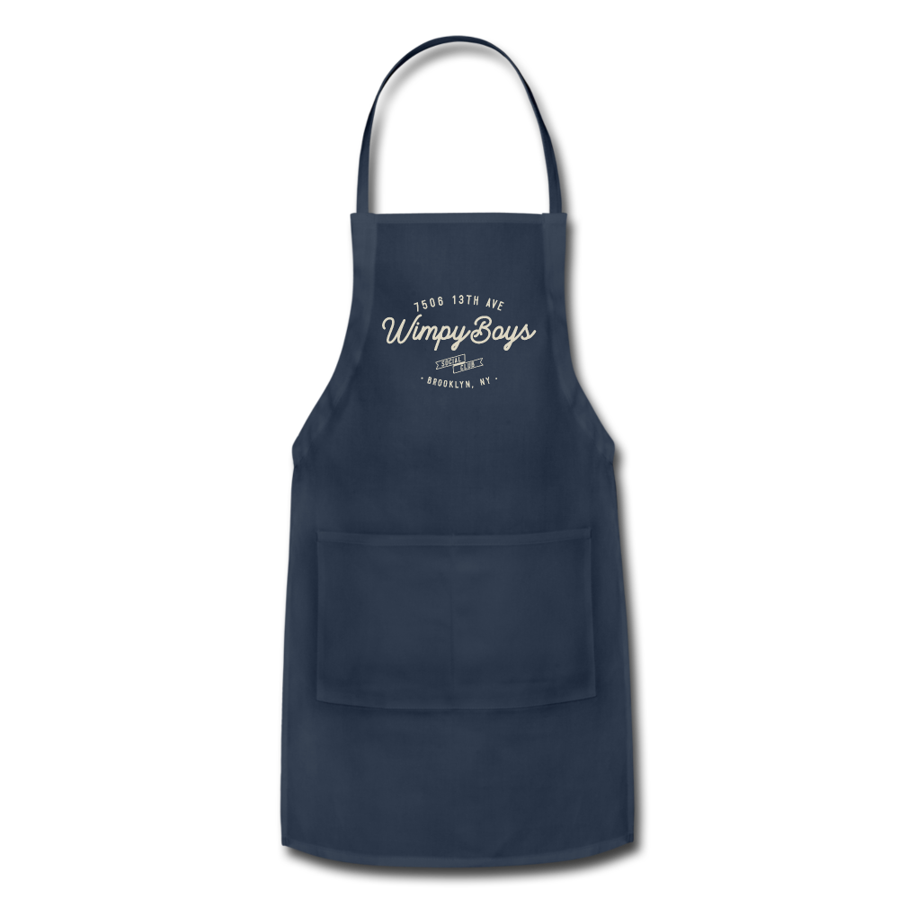 Wimpy Boys Social Club Apron - navy