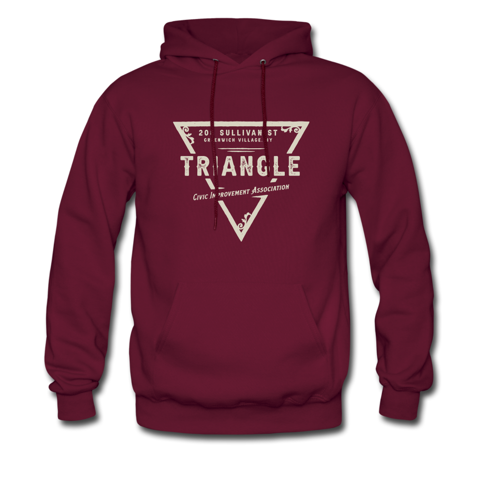 Triangle Civic Improvement Association Hoodie - burgundy