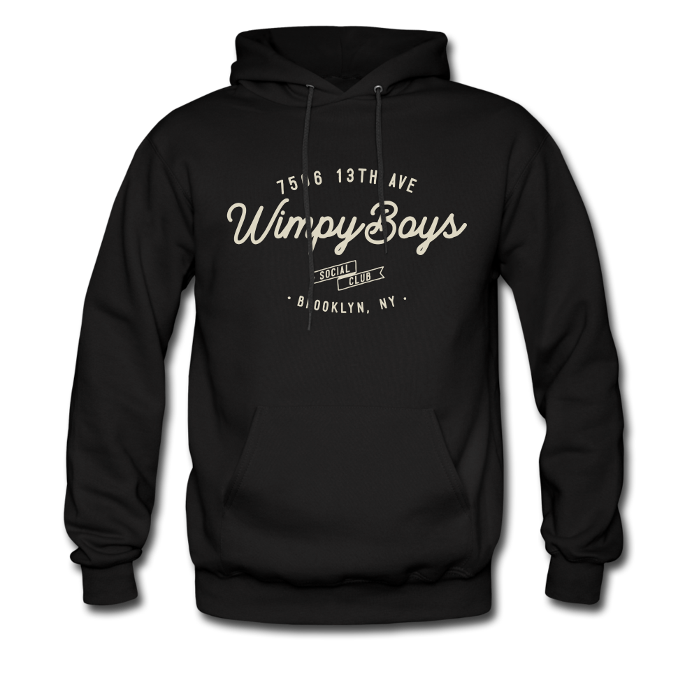 Wimpy Boys Social Club Hoodie - black