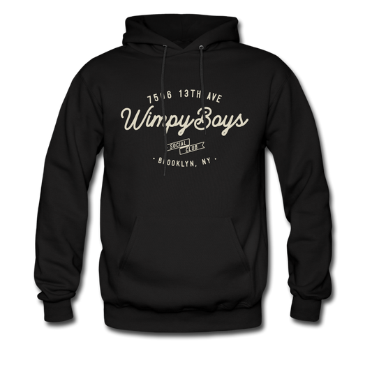 Wimpy Boys Social Club Hoodie - black