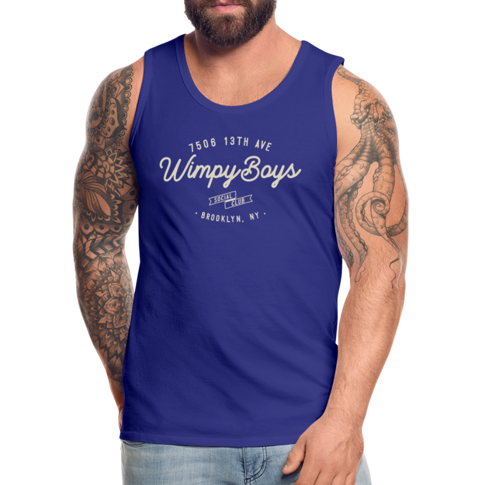 Wimpy Boys Social Club Tank Top - royal blue