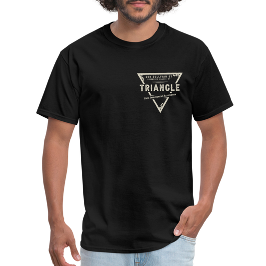 Triangle Civic Improvement Association T-Shirt (small design) - black