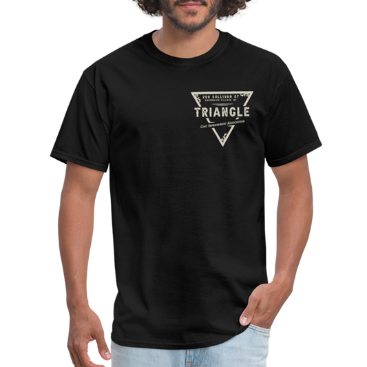 Triangle Civic Improvement Association T-Shirt (rear design) - black