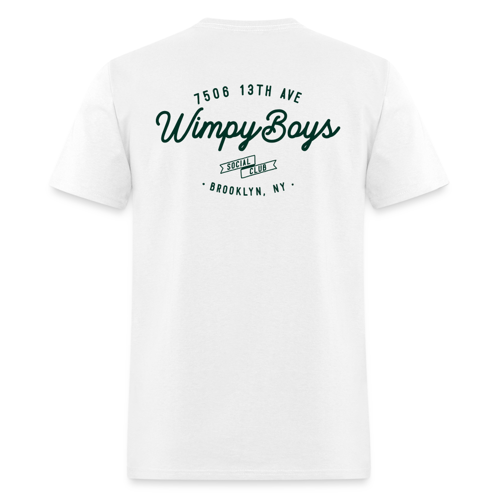 Wimpy Boys Social Club T-Shirt (light color, rear design) - white