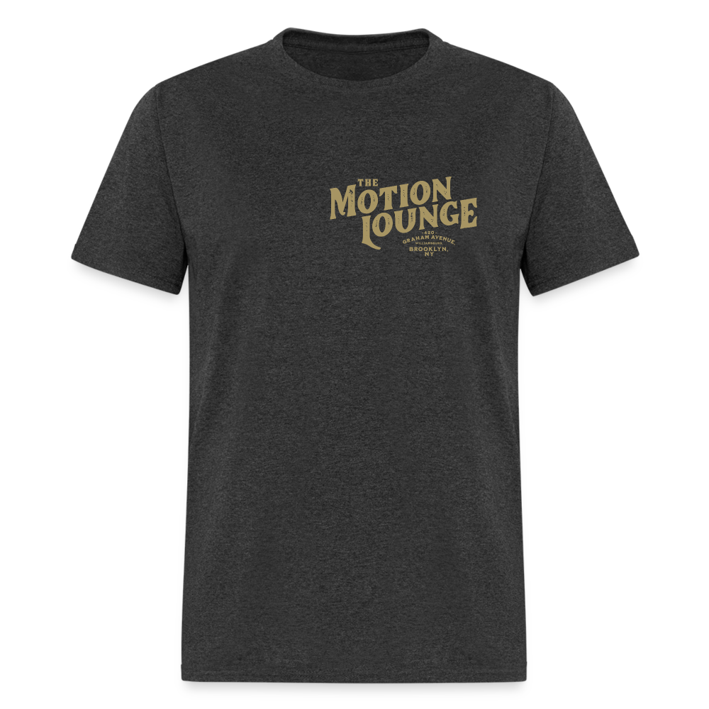 Motion Lounge T-Shirt (rear design) - heather black