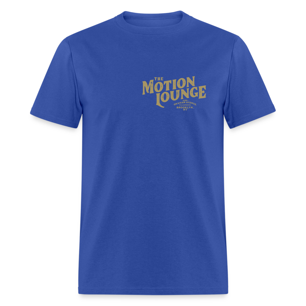 Motion Lounge T-Shirt (rear design) - royal blue