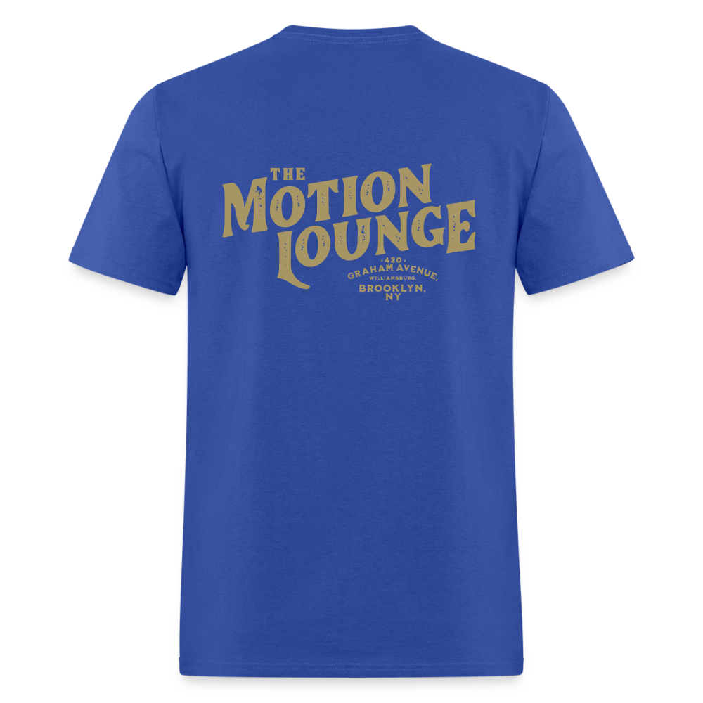 Motion Lounge T-Shirt (rear design) - royal blue