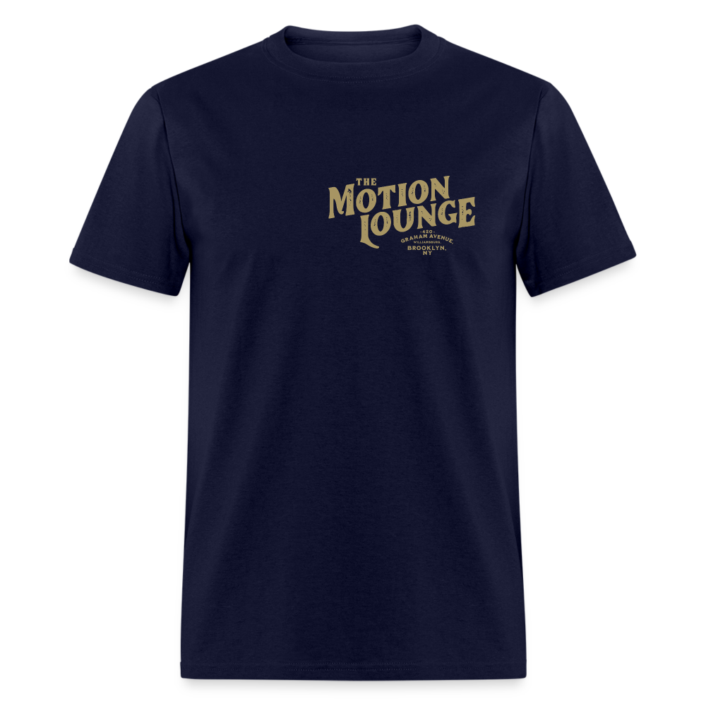 Motion Lounge T-Shirt (rear design) - navy