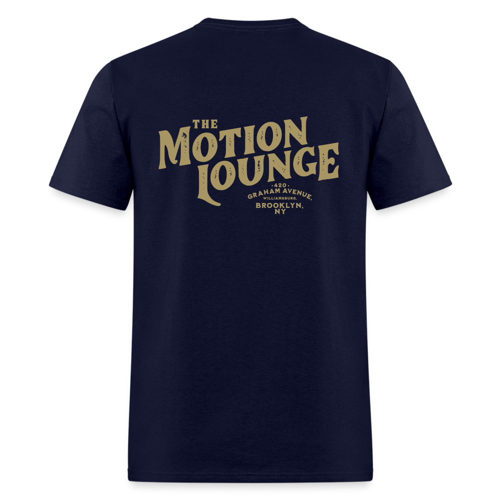 Motion Lounge T-Shirt (rear design) - navy