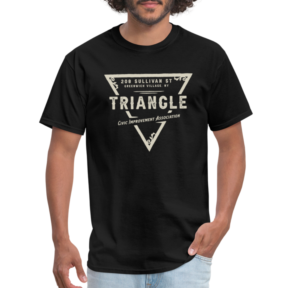 Triangle Civic Improvement Association T-Shirt (large design) - black