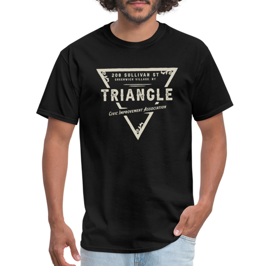 Triangle Civic Improvement Association T-Shirt (large design) - black