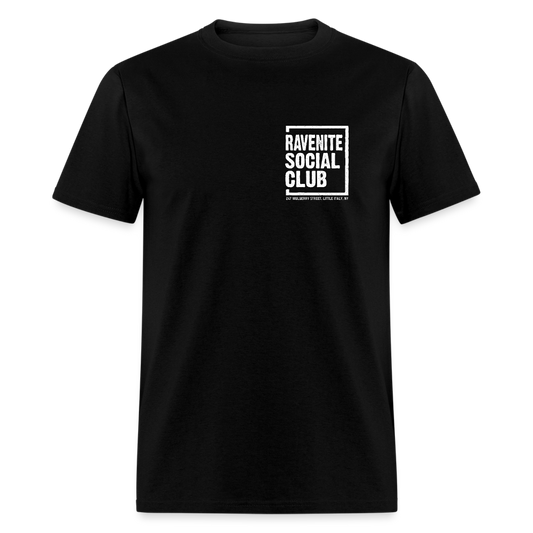 Ravenite Social Club T-Shirt (small design) - black