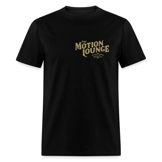 Motion Lounge T-Shirt (small design) - black