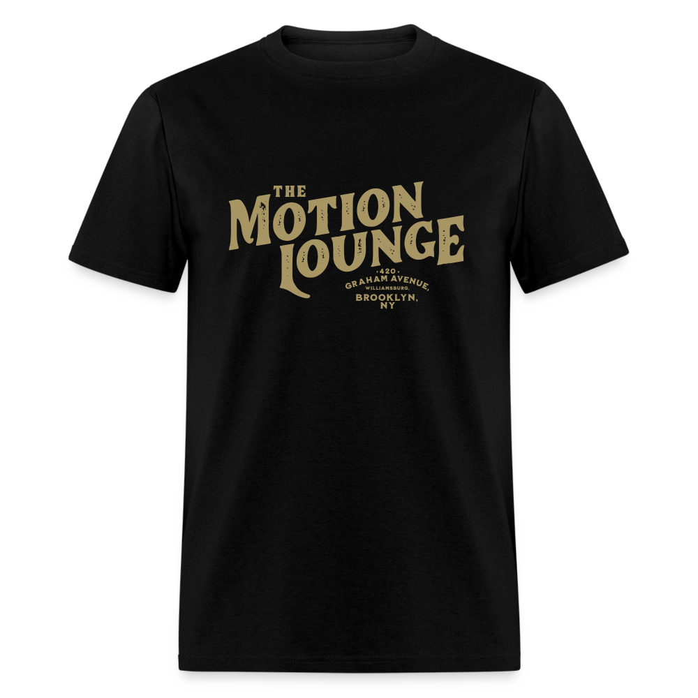 Motion Lounge T-Shirt (large design) - black