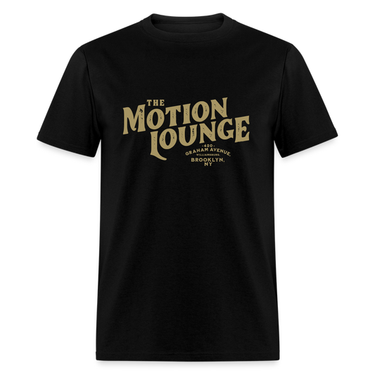 Motion Lounge T-Shirt (large design) - black