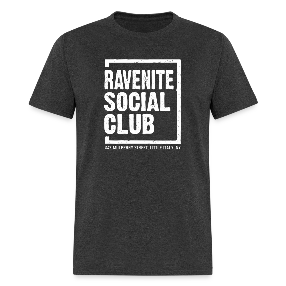 Ravenite Social Club T-Shirt (large design) - heather black