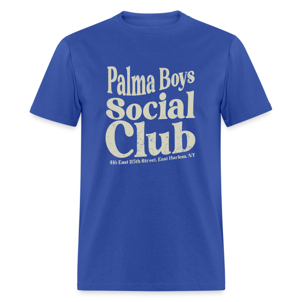 Palma Boys Social Club T-Shirt (large design) - royal blue