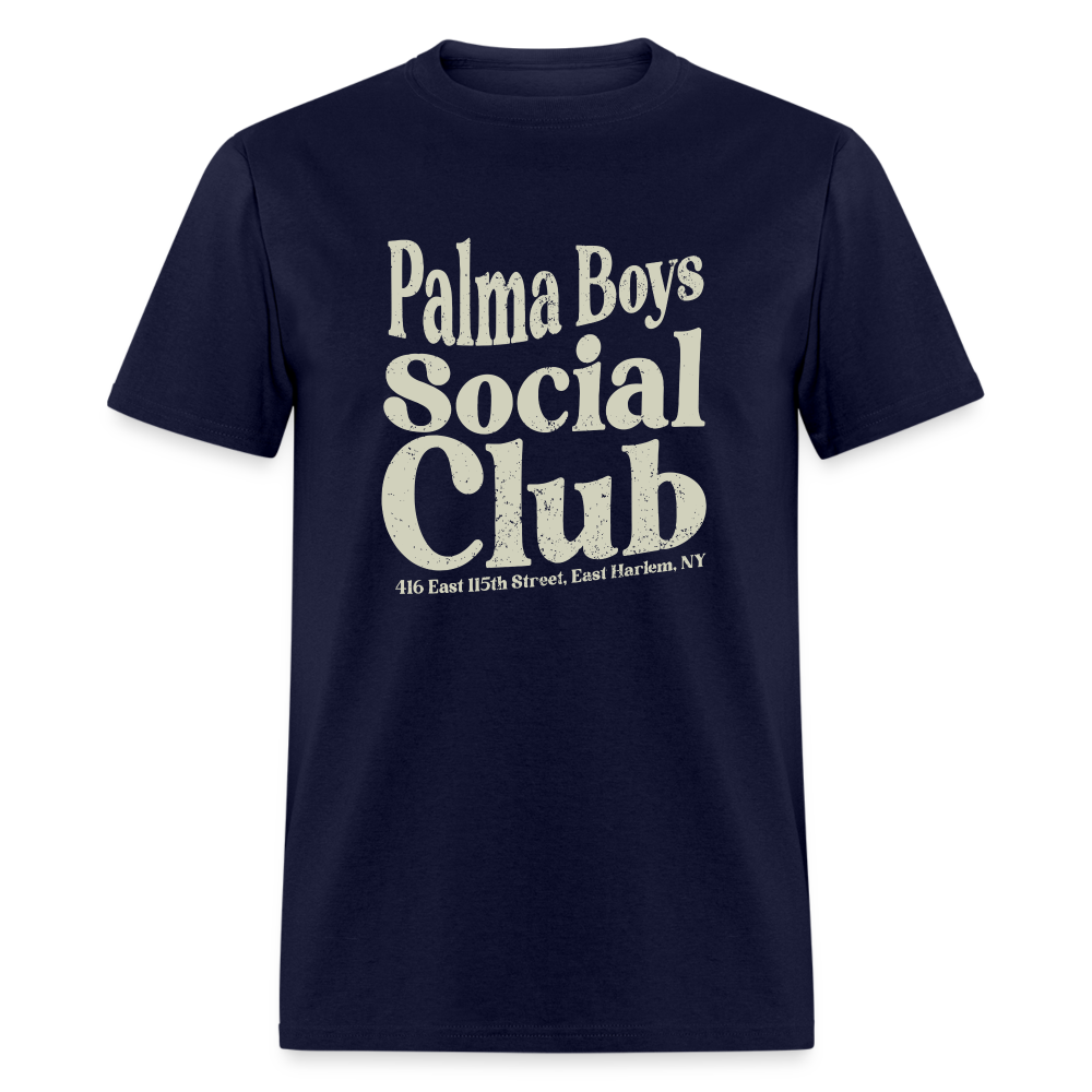 Palma Boys Social Club T-Shirt (large design) - navy