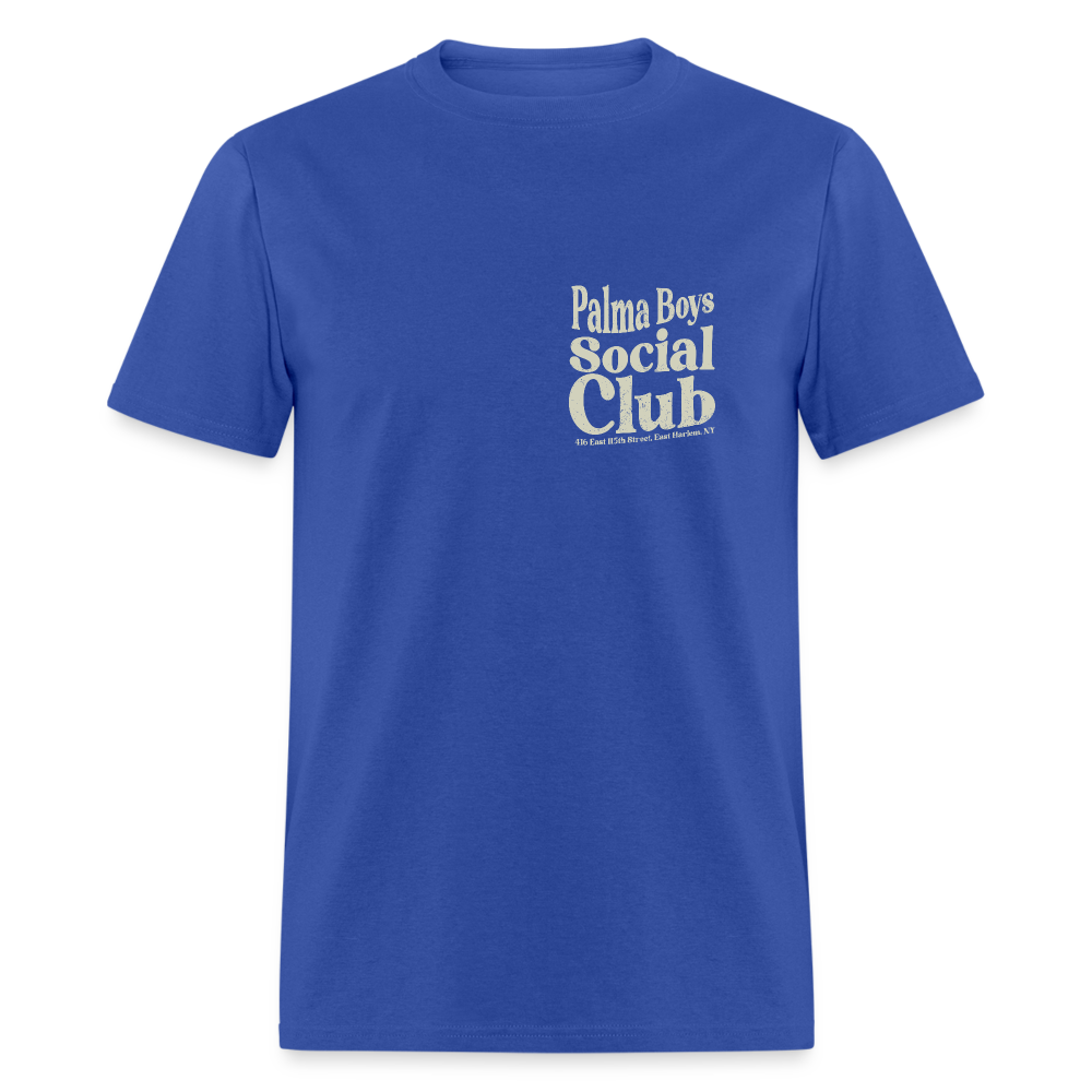 Palma Boys Social Club T-Shirt (small design) - royal blue