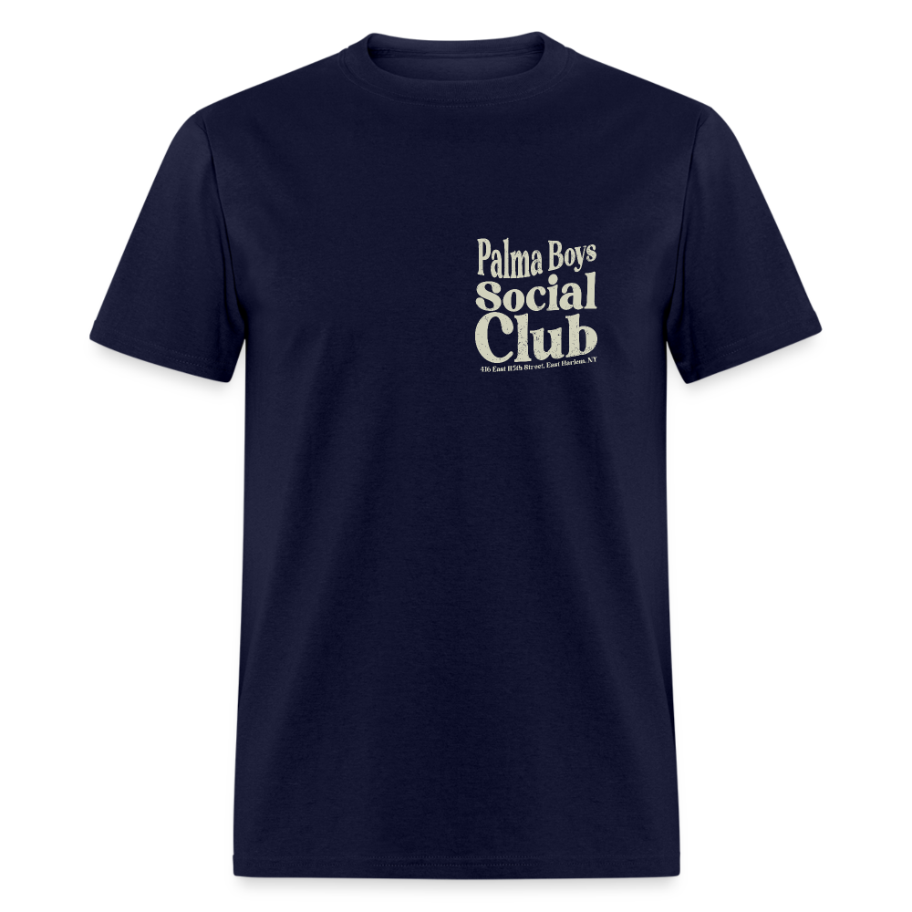 Palma Boys Social Club T-Shirt (small design) - navy