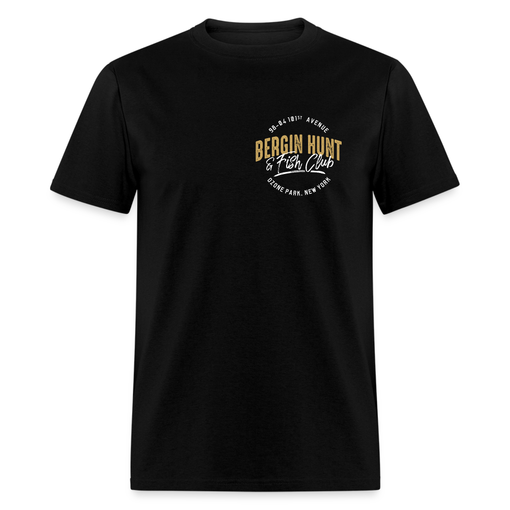 Bergin Hunt & Fish Club T-Shirt (rear design) - black