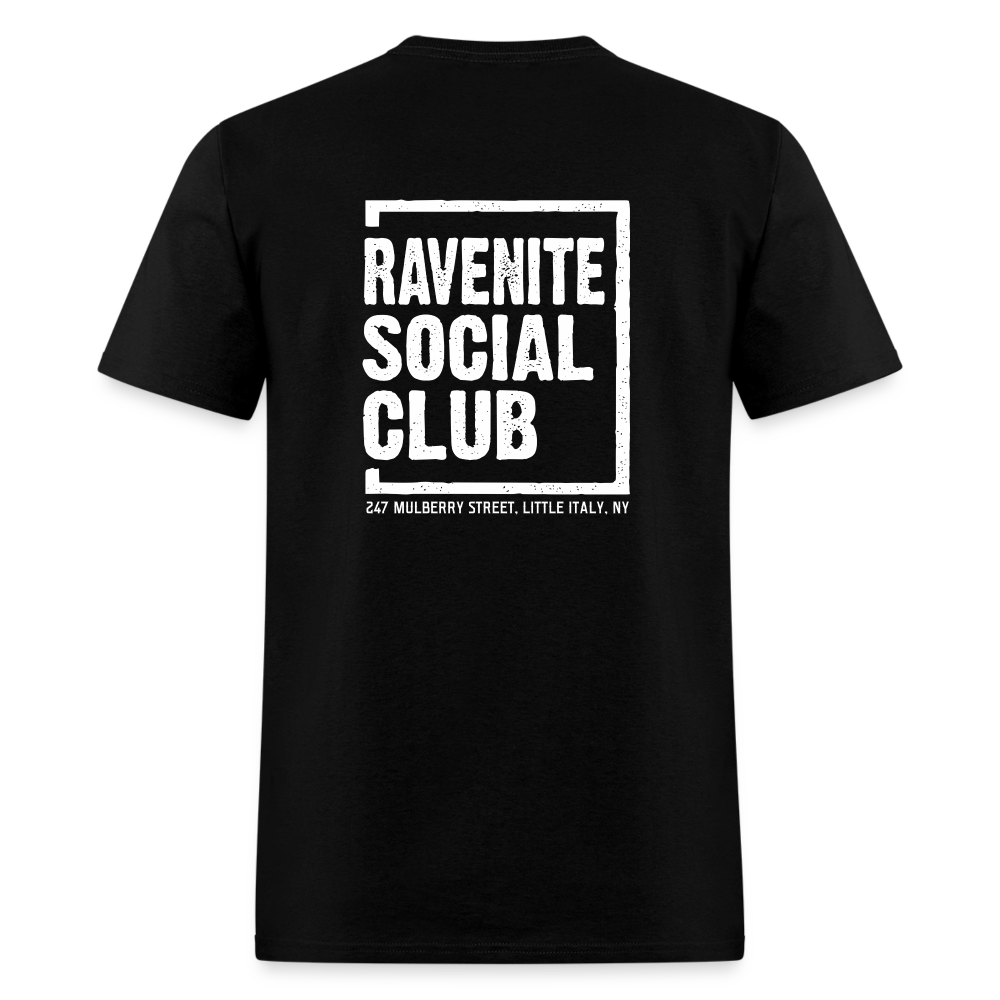 Ravenite Social Club T-Shirt (rear design) - black