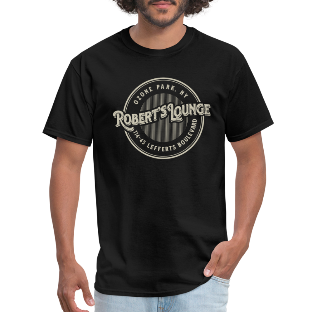 Robert's Lounge T-Shirt (large design) - black