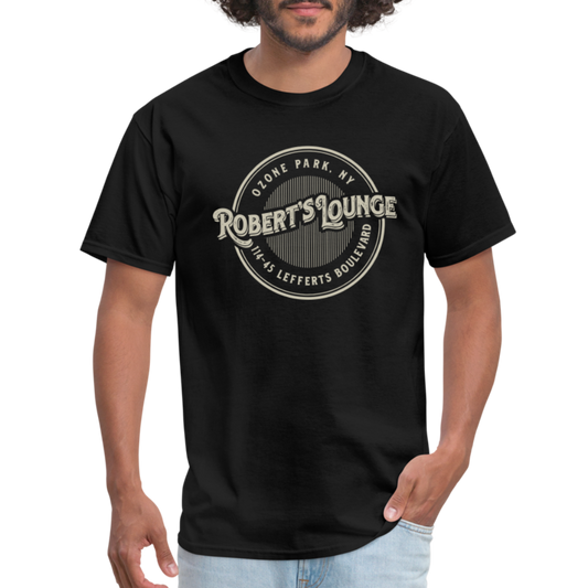 Robert's Lounge T-Shirt (large design) - black