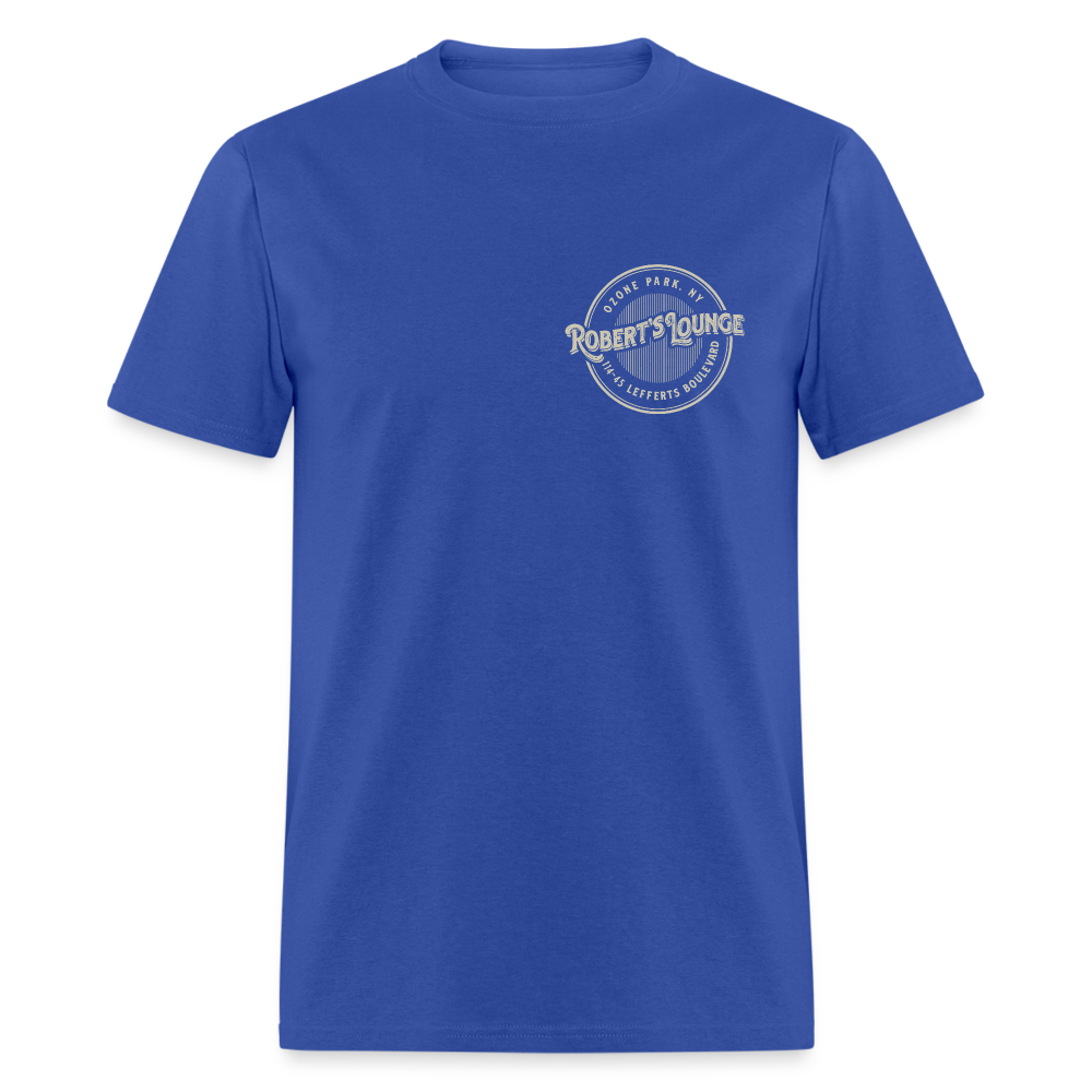 Robert's Lounge T-Shirt (small design) - royal blue