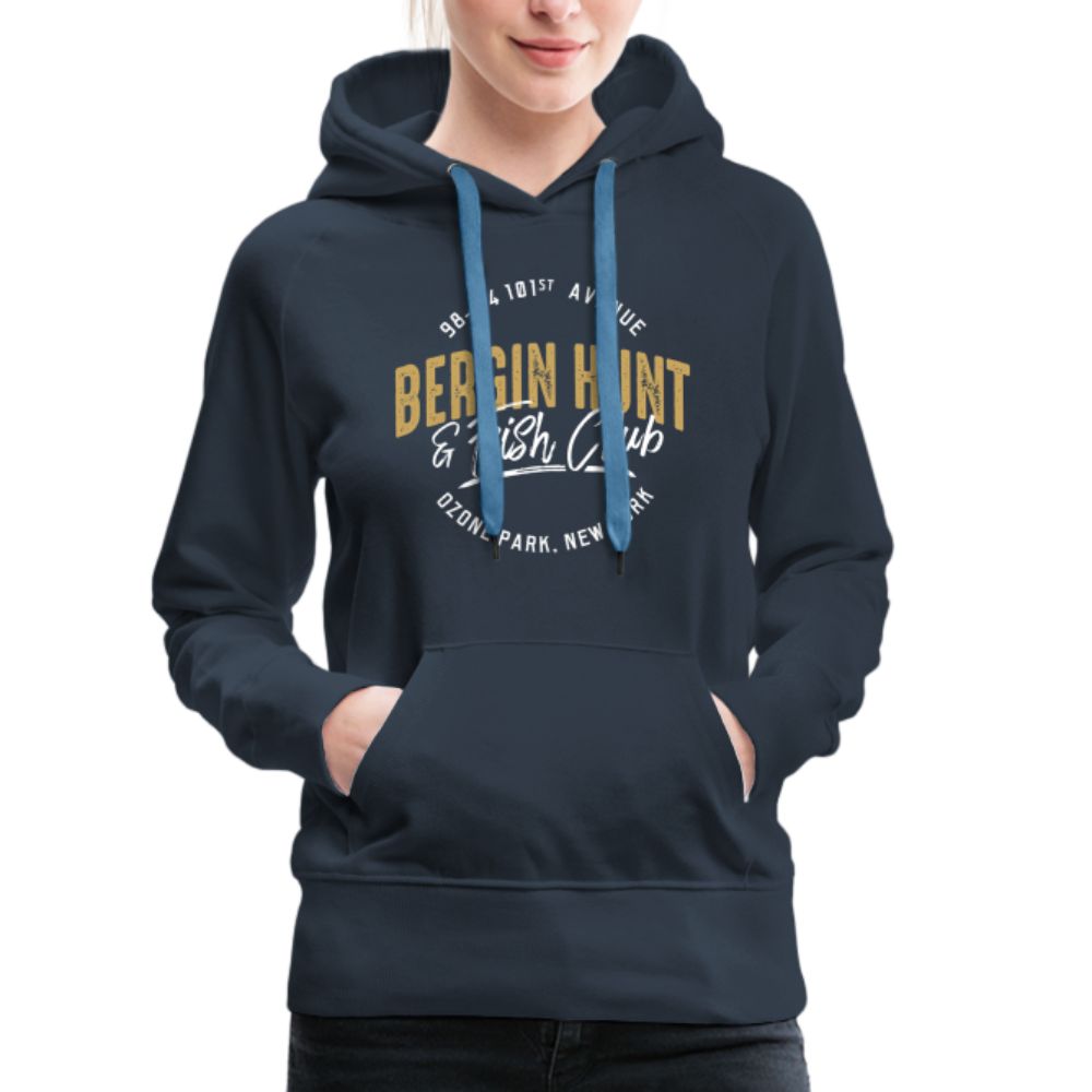 Bergin Hunt & Fish Club Hoodie (Womens) - navy