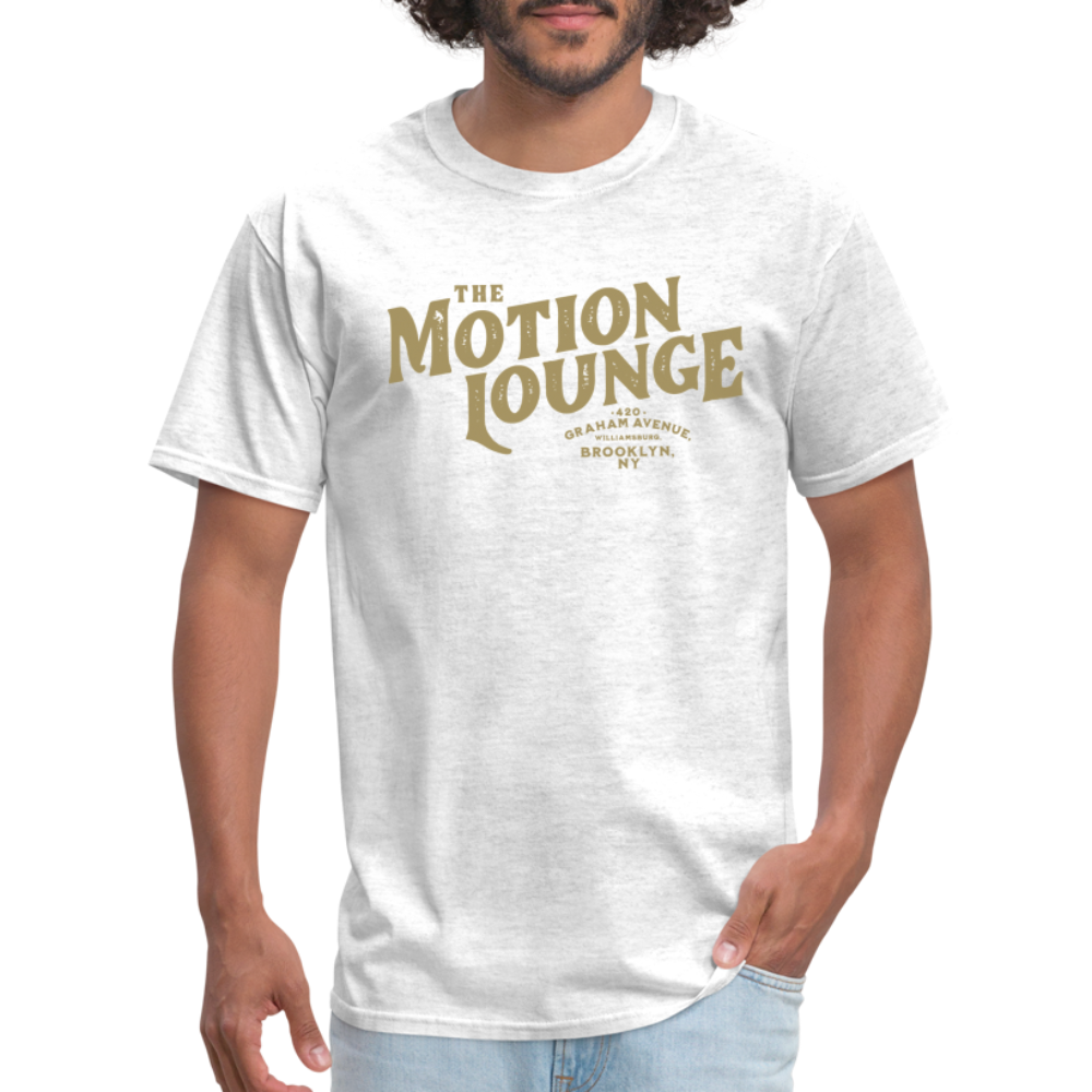 Motion Lounge T-Shirt (light color, large design) - light heather gray